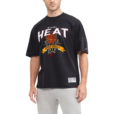 Tommy Jeans - T-shirt Miami Heat Tim Backboard noir pour homme