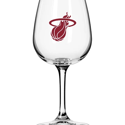 Miami Heat Logo 12oz. Stemmed Wine Glass