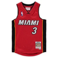Preschool Mitchell & Ness Dwyane Wade Red Miami Heat 2005-06 Hardwood Classics Player Jersey