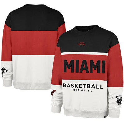 Sweat-shirt à capuche unisexe '47 Red Miami Heat 2024/25 City Edition On Five Maximalist