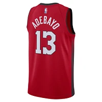 Unisex Nike Bam Adebayo Red Miami Heat 2024/25 Swingman Player Jersey - City Edition