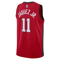 Unisex Nike Jaime Jaquez Jr. Red Miami Heat 2024/25 Swingman Player Jersey - City Edition