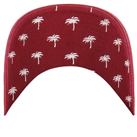 Women's '47  Red Miami Heat Confetti Undervisor Clean Up Adjustable Hat