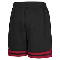 Youth Black Miami Heat Teardrop Fleece Shorts