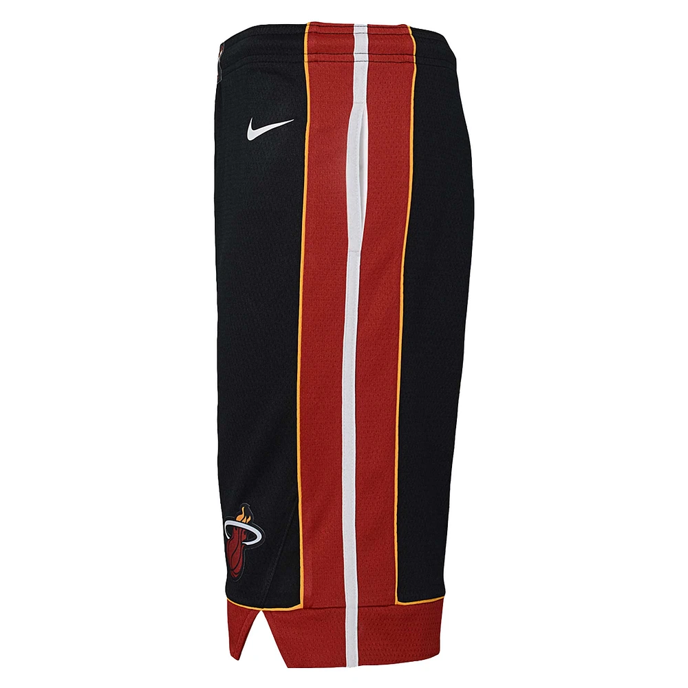 Youth Nike Black Miami Heat Swingman Performance Shorts – Icon Edition
