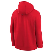 Youth Nike  Red Miami Heat 2024/25 City Edition Club Fleece Pullover Hoodie