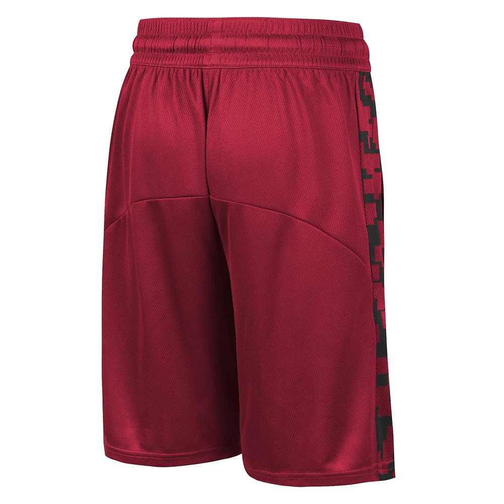 Youth Nike Red Miami Heat Courtside Starting Five Team Shorts