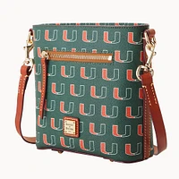 Dooney & Bourke Miami Hurricanes Signature Small Zip Crossbody