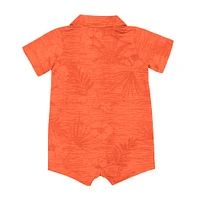 Infant Colosseum  Orange Miami Hurricanes Fern Romper
