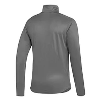 Men's adidas Miami Hurricanes 2023 Sideline AEROREADY Half-Zip Top