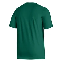 Men's adidas  Green Miami Hurricanes Head of Class Fresh T-Shirt