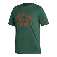 Men's adidas Green Miami Hurricanes Our Mantra Fresh T-Shirt