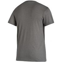 Men's adidas Heathered Charcoal Miami Hurricanes 5X National Champions Reminisce Tri-Blend T-Shirt