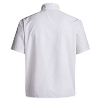 Men's adidas White Miami Hurricanes 2024 Coaches Sideline Half-Zip Short Sleeve Jacket
