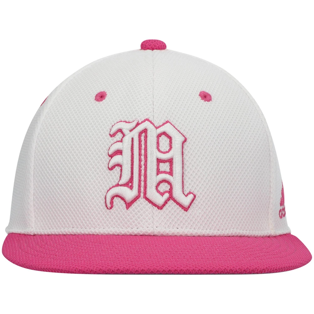 Men's adidas Miami Hurricanes On-Field Baseball Fitted Hat