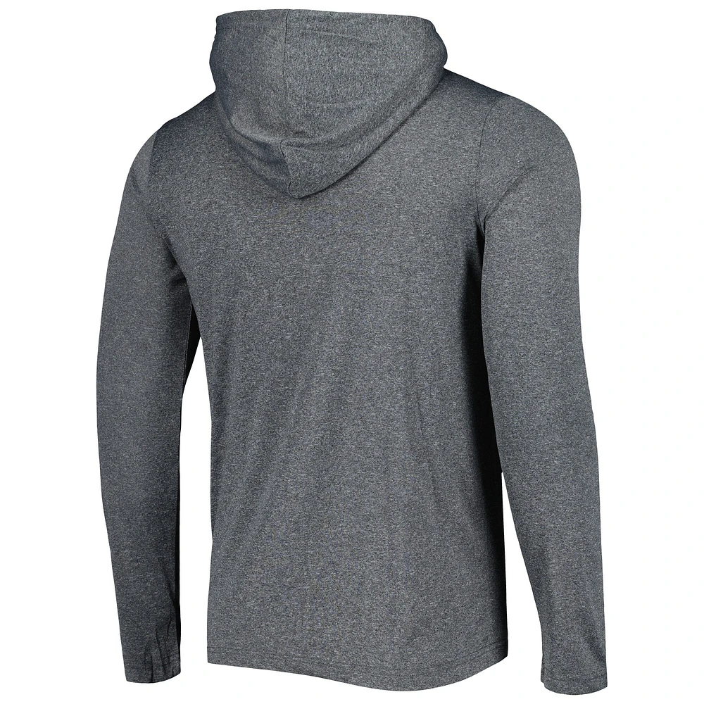 T-shirt à capuche manches longues Champion Miami Hurricanes gris pour homme