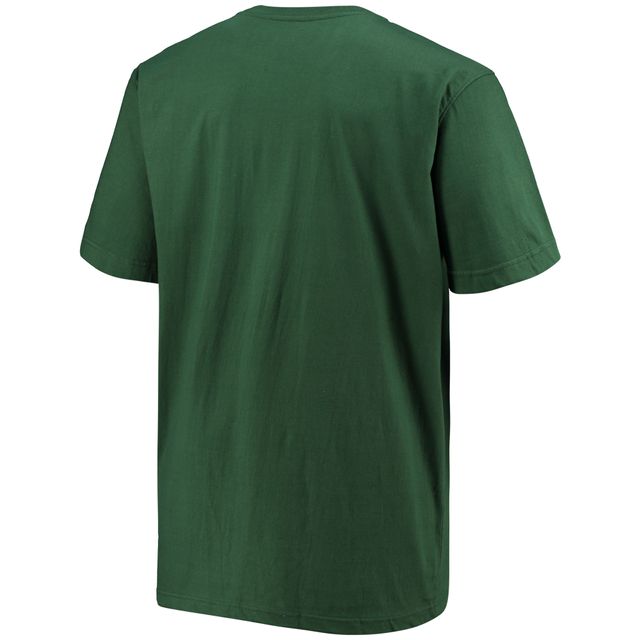 T-shirt Homme Vert Champion Miami Hurricanes Tailles Big & Tall Arch Over Wordmark