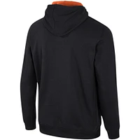 Men's Colosseum Black Miami Hurricanes Half-Zip Hoodie