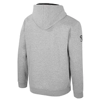 Sweat à capuche imprimé militaire Oorah OHT pour homme Colosseum Heather Grey Miami Hurricanes