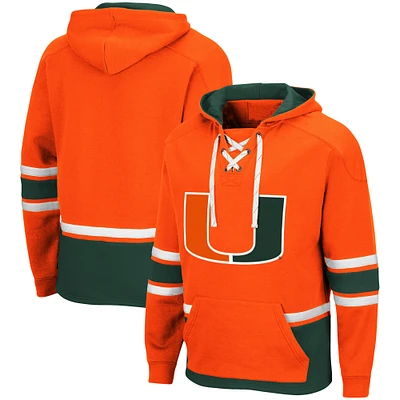 Sweat à capuche Colosseum orange Miami Hurricanes Lace Up 3.0 pour hommes