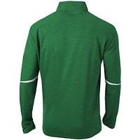 Men's Columbia Green Miami Hurricanes Scorecard Quarter-Zip Jacket