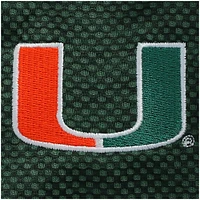Men's Columbia Green Miami Hurricanes Scorecard Quarter-Zip Jacket