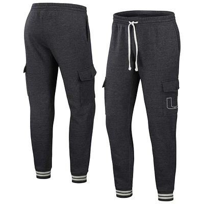 Collection Darius Rucker pour homme par Fanatics Heather Charcoal Miami Hurricanes Pantalon de jogging cargo