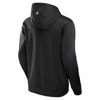 Men's Fanatics Miami Hurricanes Defender Dot Faded Primary Pullover Hoodie
