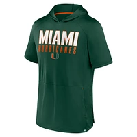 Men's Fanatics  Green Miami Hurricanes Core Read Hoodie T-Shirt