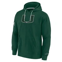 Men's Fanatics Green Miami Hurricanes Elements Pace Pullover Hoodie