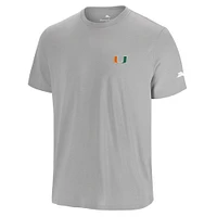T-shirt Tommy Bahama gris pour homme, Touchdown to Paradise, Miami Hurricanes