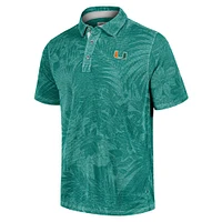 Polo Tommy Bahama pour homme, vert, Miami Hurricanes, grande taille, sport, Santiago Paradise