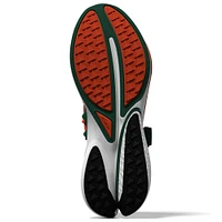 Unisex adidas White/Orange Miami Hurricanes AlphaBoost V2 Shoes