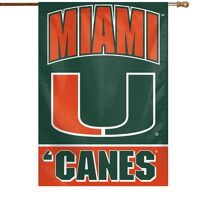 WinCraft Miami Hurricanes 71,1 x 101,6 cm Drapeau Maison Cannes