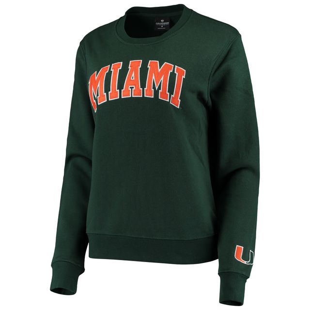 Sweat Colosseum Miami Hurricanes Campanile vert pour femme
