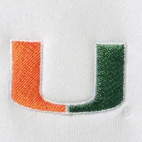 Women's Vineyard Vines White Miami Hurricanes Shep Shirt 2.0 Quarter-Zip Jacket