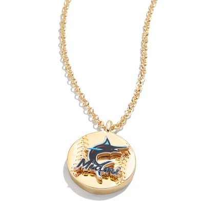 Collier pendentif BaubleBar Miami Marlins