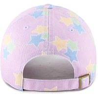 Girls '47 Lavender Miami Marlins Star Bright Clean Up Adjustable Hat