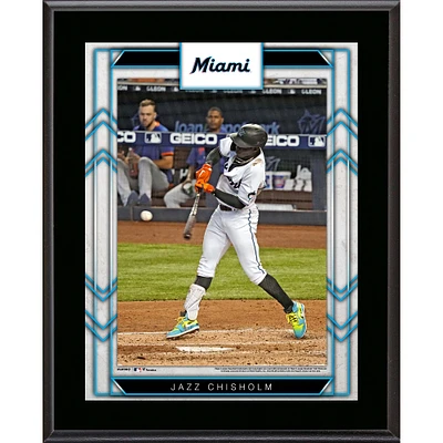 Jazz Chisholm Miami Marlins Framed 10.5" x 13" Sublimated Player Plaque