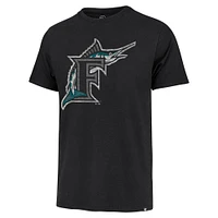 Men's '47 Black Miami Marlins Premier Franklin T-Shirt