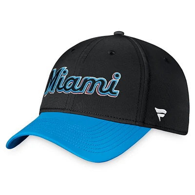 Men's Fanatics Black/Blue Miami Marlins Core Flex Hat