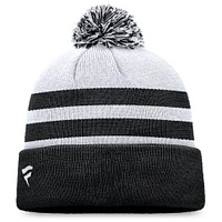 Men's Fanatics Gray Miami Marlins Cuffed Knit Hat with Pom