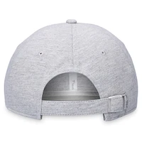 Men's Fanatics Heather Gray Miami Marlins Logo Adjustable Hat