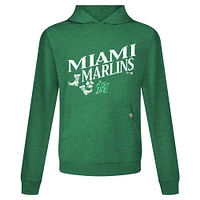 Men's Levelwear Green Miami Marlins St. Patrick's Day Relay Boots Pullover Hoodie