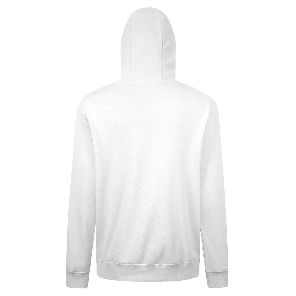 Men's Levelwear  White Miami Marlins St. Patrick's Day Podium Shamrock Pullover Hoodie