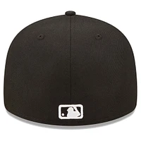 Men's New Era Black Miami Marlins Low Profile 59FIFTY Fitted Hat