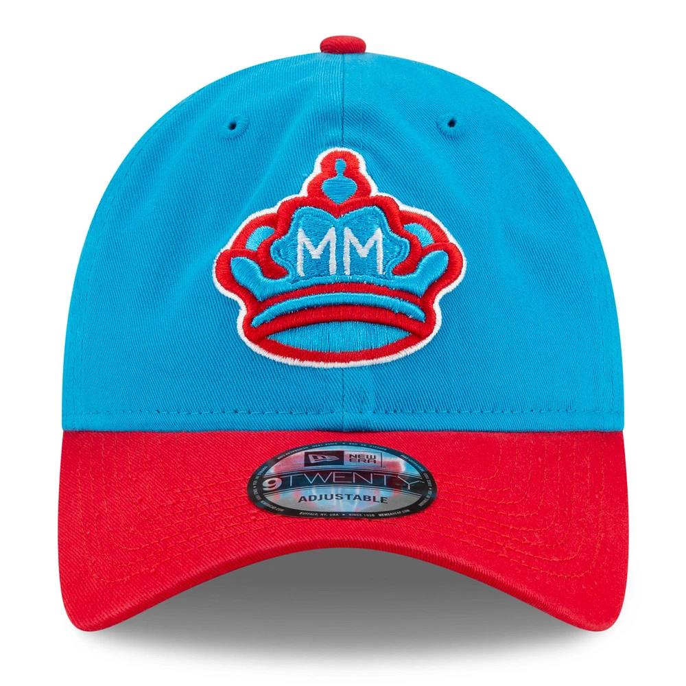 Men's New Era Blue/Red Miami Marlins 2021 City Connect 9TWENTY Adjustable Hat