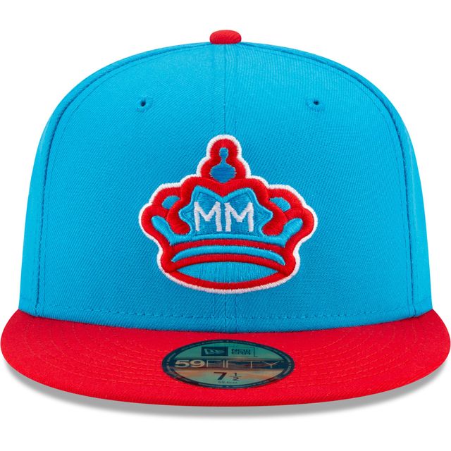 Casquette ajustée 59FIFTY Miami Marlins City Connect New Era pour homme, bleu/rouge