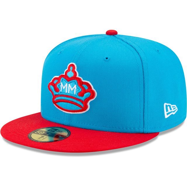 Casquette ajustée 59FIFTY Miami Marlins City Connect New Era pour homme, bleu/rouge