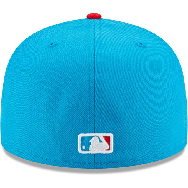 Casquette ajustée 59FIFTY Miami Marlins City Connect New Era pour homme, bleu/rouge
